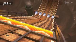 Wii U - Mario Kart 8 - (Wii) Wario's Gold Mine Mirror Mode VS Race - Mario