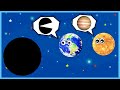 What is black hole in space for baby  funny planet for kids  my first planet for children