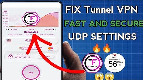 How To Setup Fix Tunnel VPN with UDP Settings For Fast and Secure Online Browsing 