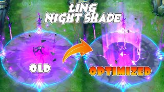 Ling Optimized Nightshade Skin Vs Old Skill Effects
