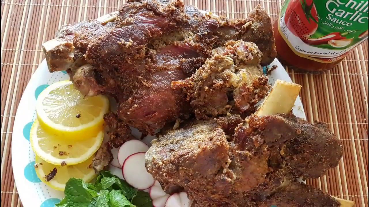 Goat Raan Roast Goat Shanks pressure Cooker mein geela roast Nano