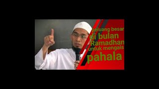 Peluang Besar Kita Meraih Banyak Pahala Di Bulan Ramadhanustad Adi Hidayat Lc Ma