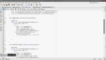 Demostrating MVC using a Calculator encoded in Java