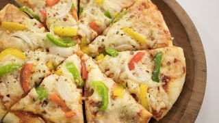 Microwave Pizza Recipe | Start to Finish Easy Veg Pizza Made in Microwave Oven screenshot 5
