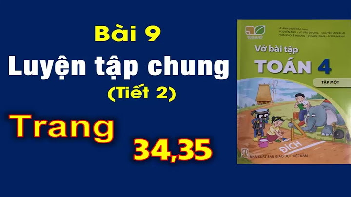 Giải bài tập toán lớp 4 tập 2 trang 34