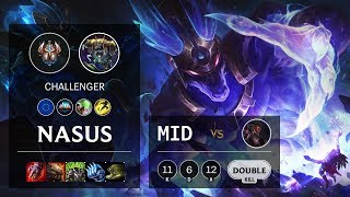 Nasus Mid vs Lucian - EUW Challenger Patch 10.3