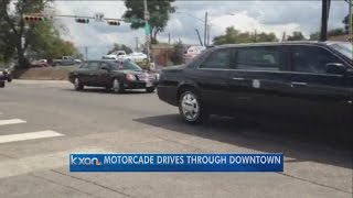 Traffic snarled as Joe Biden visits Austin