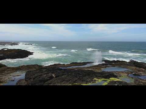 Ocean front real estate in Yachats.