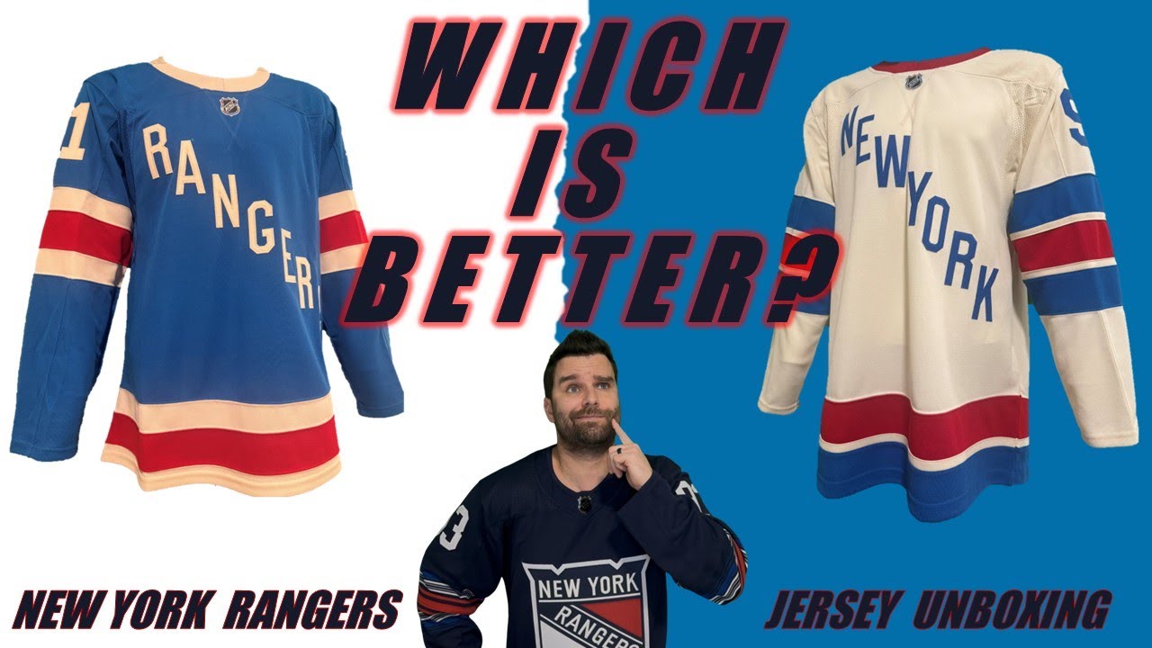 New York Rangers Winter Classic vs. Centennial Jersey | Unboxing & Comparison