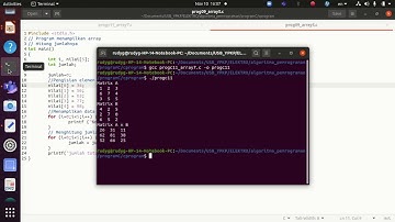Program 9 Bahasa C menghitung rata rata