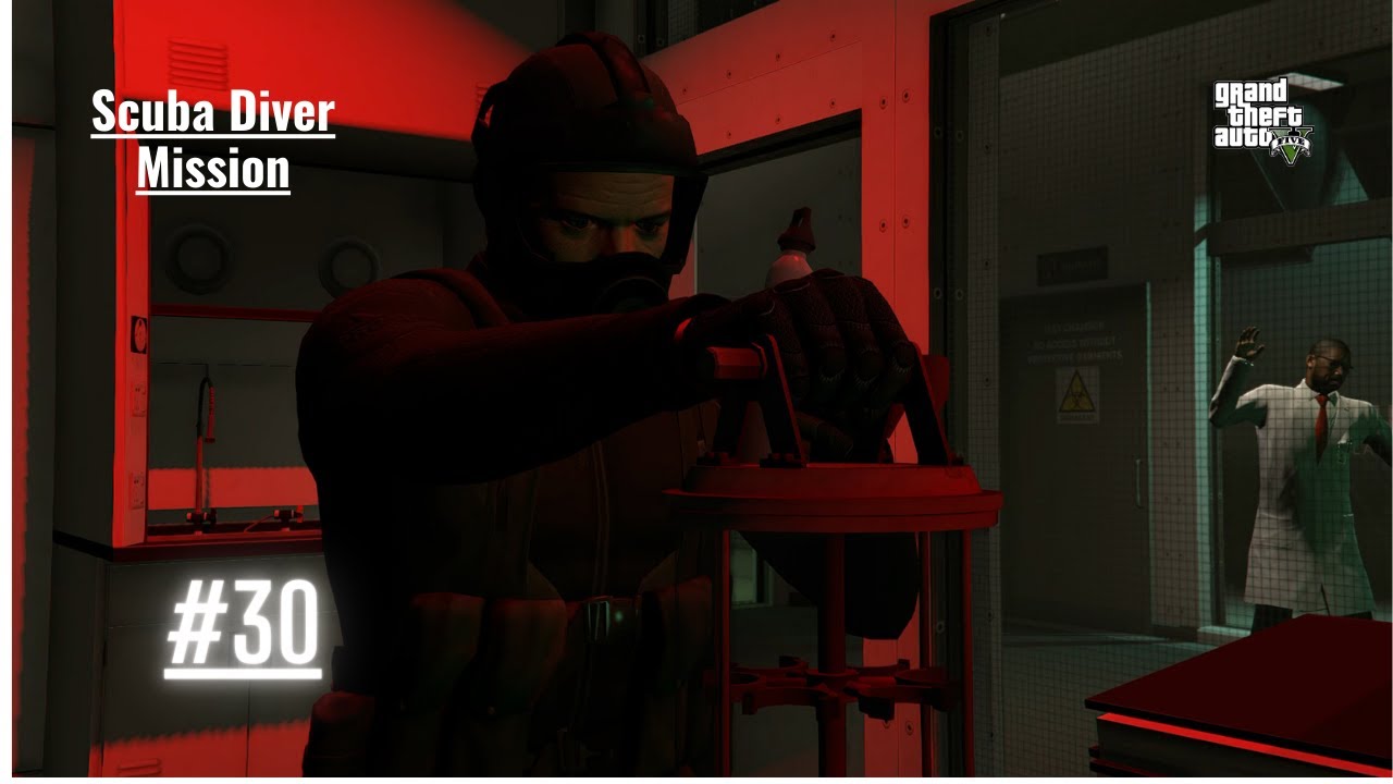 Michael Trover's Scuba Diver Mission In Gta V - An Exciting Gameplay Video!