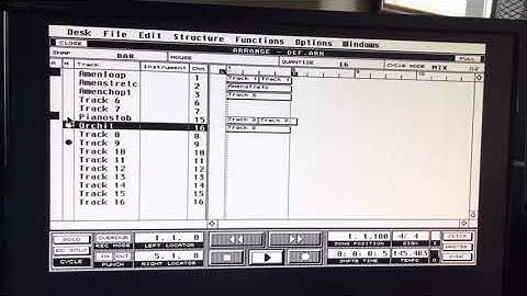 Jungle practice on the Atari ST and Akai S3000xl
