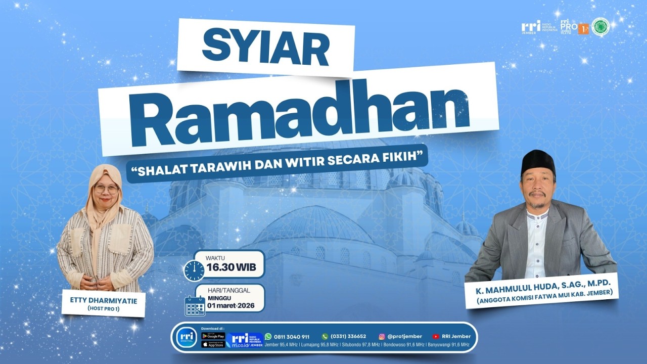 SYIAR RAMADHAN | SHALAT TARAWIH DAN WITIR SECARA FIKIH