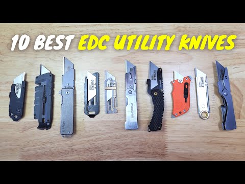 10 EDC Utility Knives Compared (GERBER vs WORKPRO vs OUTDOOR EDGE vs EXCEED DESIGNS vs