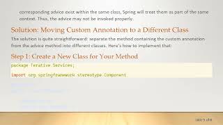 How to Fix Your Spring AOP Implementation Issues: Understanding @ After Advice and Custom Annotatio