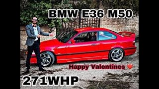 🔴 BMW E36 M50 N.A 271WHP With Sami Habaibeh ❤️ الحب الحقيقي ❤️
