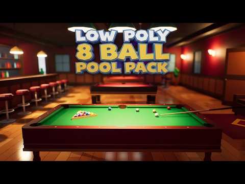 Low Poly 8Ball Pool Pack - Unreal Engine Marketplace (Fab)