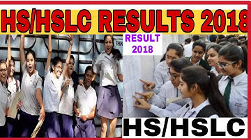 Hslc,Hs result 2018