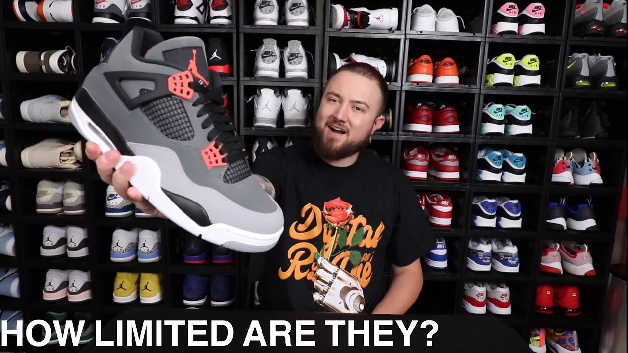 HOW LIMITED ARE THE AIR JORDAN 4 “INFRARED” REALLY? - YouTube