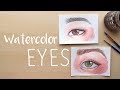 How I Paint Eyes: Watercolor Tutorial ✨