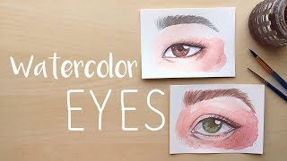 How I Paint Eyes: Watercolor Tutorial ✨