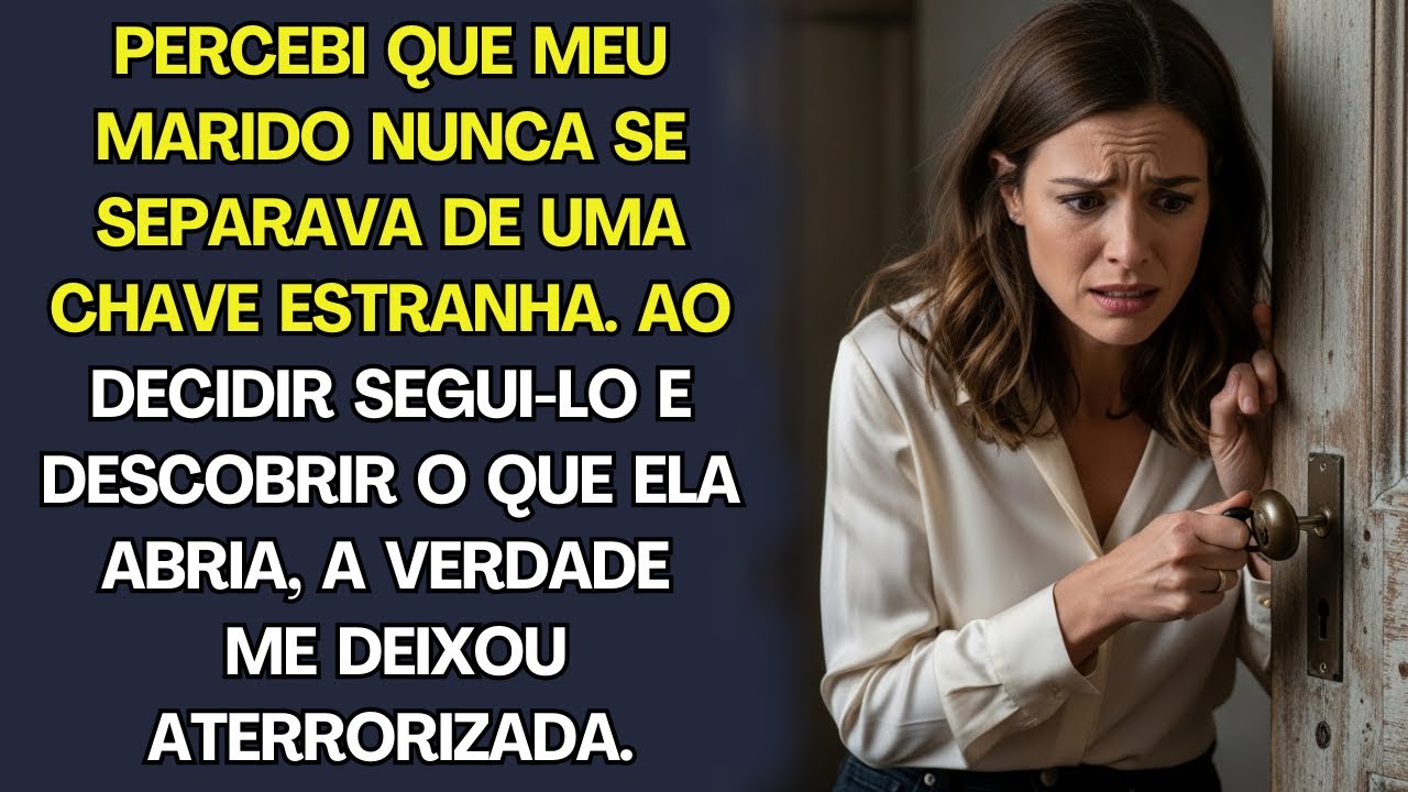 Meu marido nunca largava uma chave estranha  Quando o segui para saber o que abria, fiquei em choque