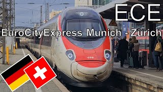 EuroCityExpress from Munich to Zürich