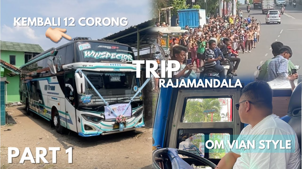 PART 1! TRIP GABUT WITH WINSPECTOR KE RAJAMANDALA ,FULL BASURI🤩🥳