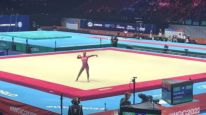 Rebeca Andrade Floor - 2022 World Championships