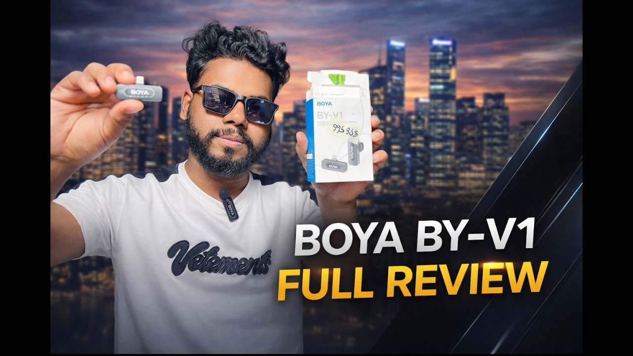 BOYA BY-V1 Full Review & Sound Test 🎤💥| Don’t Buy Before Watching This!