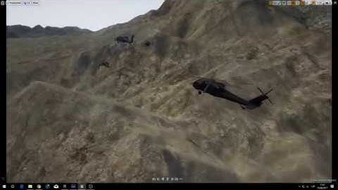 unreal engine animation helicopters pack test