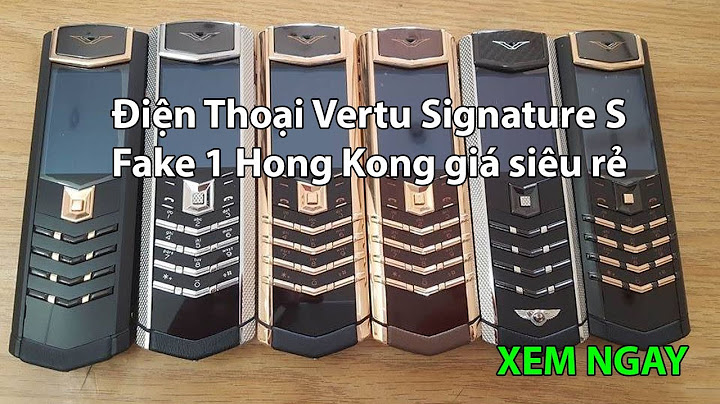 Đánh giá về điện thoại vertu hồng koong