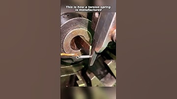 How a Torsion Spring is Made