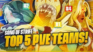 Top 5 PvE Teams for Song of Strife w/ Detailed Explainations!!【AFK Journey】