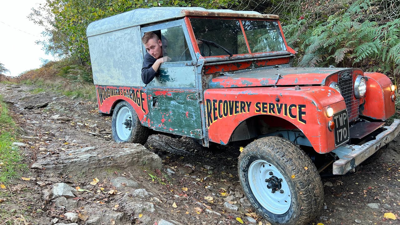 OM606 Patrol Y61 + OM605 Land Rover 1957 года, лёгкий внедорожный заезд