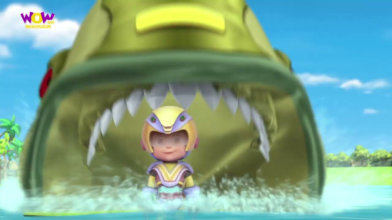 Robot Fish Attack | Vir The Robot Boy | Summer New Compilation 40 | Kids Malayalam Story | Cartoon