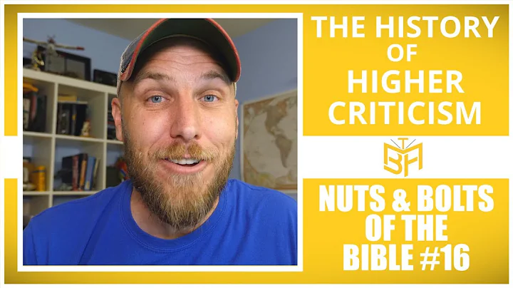 The Stupid-Short History of Higher Criticism and L...