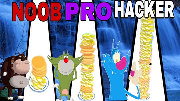 NOOB PRO HACKER | OGGY JACK BOB SINCHAN TAPLU | PANCAKE RUN