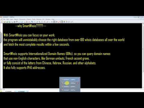 How to use Smart Whois and IP Lookup Domain