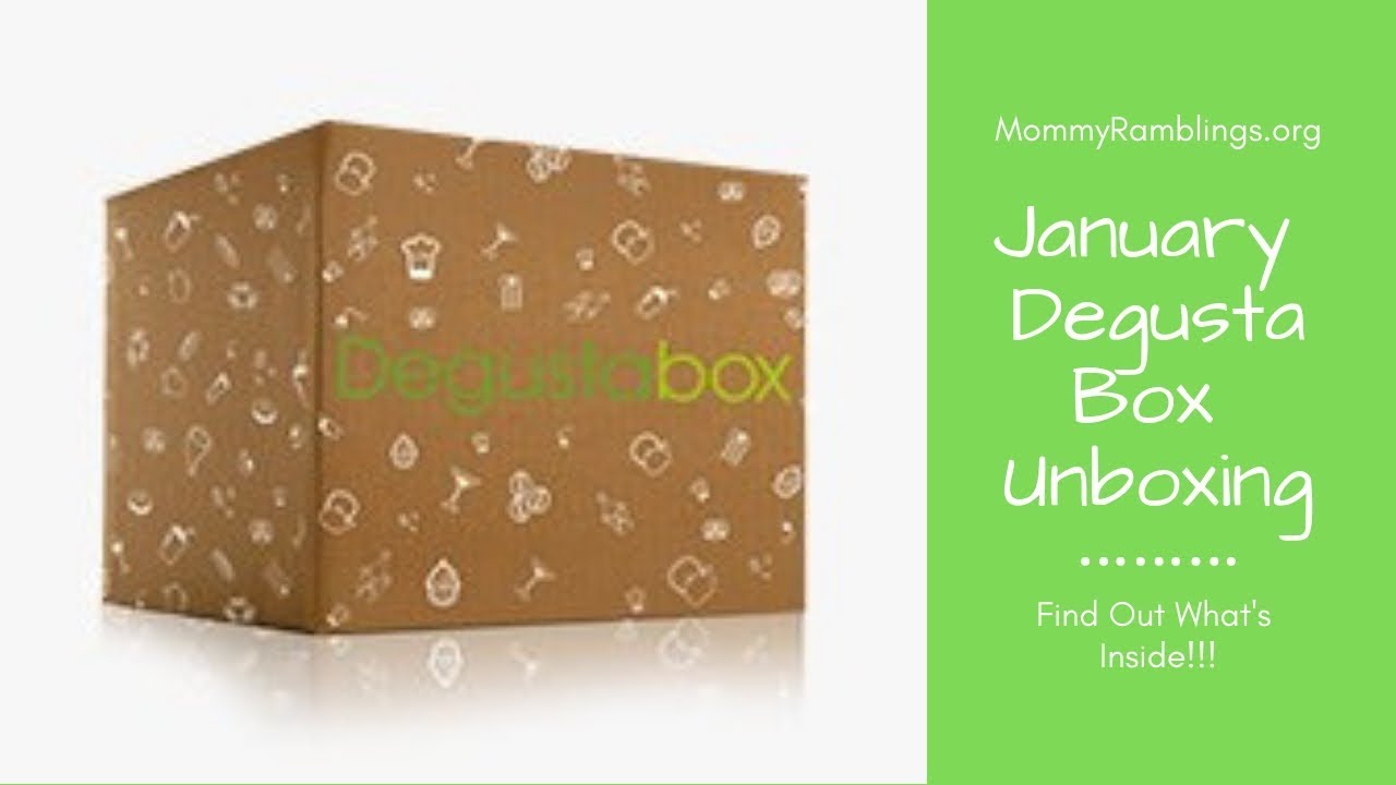 Degusta Box January Box Unboxing