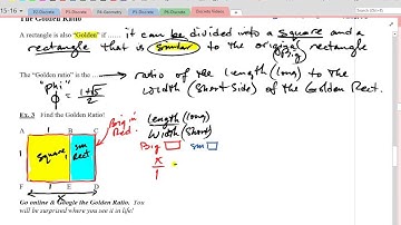 9 2 Golden Rectangle Construction Video
