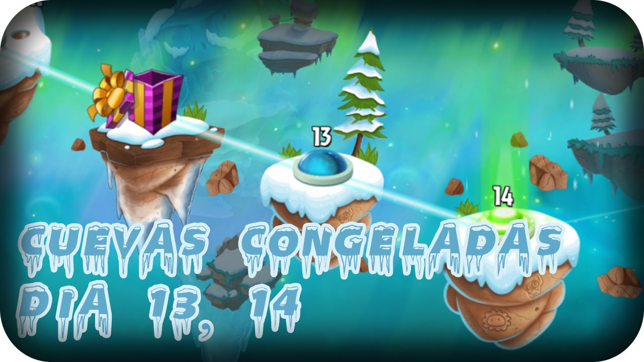 Plantas VS Zombies 2 - Cuevas congeladas dia 13, 14 - YouTube