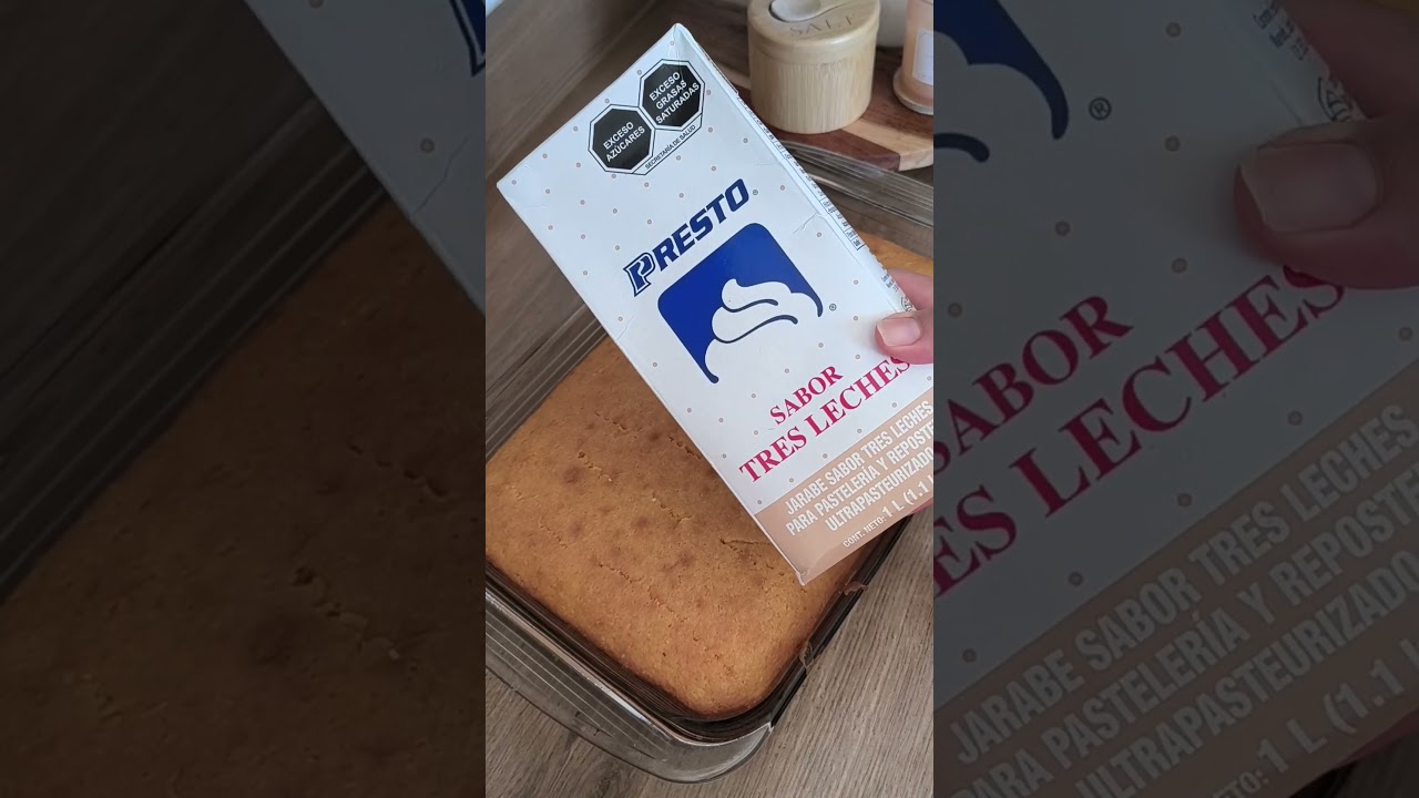 Pastel de 3 leches hecho en casa 🏠🤤 #recetas #recetasfaciles #pastel3leches