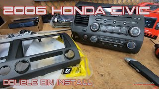 2006 07 08 09 2010 2011 Honda Civic Double Din Install