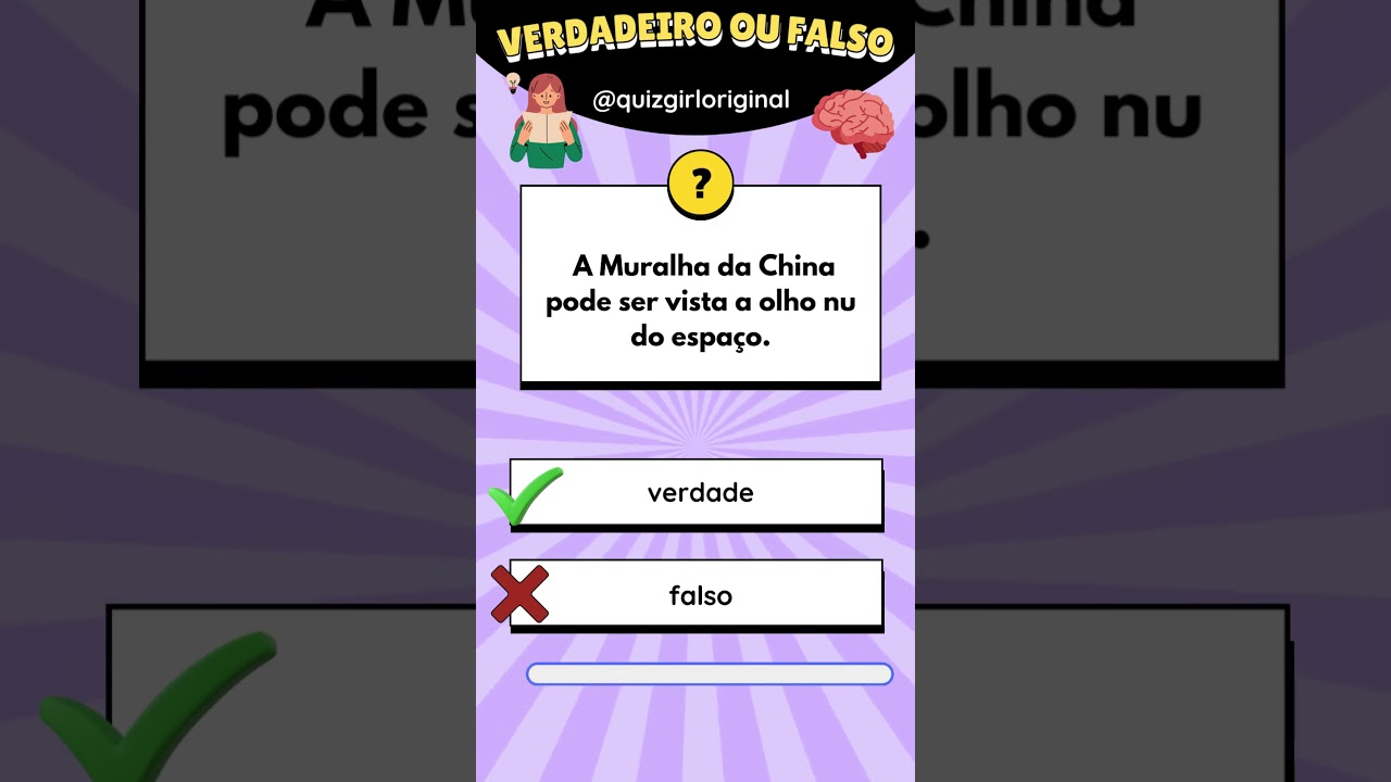 Verdadeiro ou Falso? Só 1% acerta 😱 Parte 3 #quiz #desafioquiz