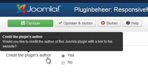 responsive videos voor joomla