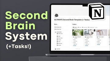 BEST Knowledge Management System with Tasks? | Second Brain Notion Template Tour