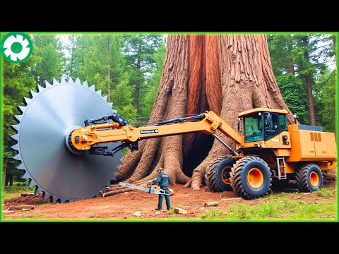 Extreme Dangerous Fastest Big Chainsaw Cutting Tree Machines | Biggest Heavy Machinery Machines #5