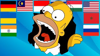 Homer Simpson | in different languages