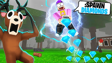 I PRETENDED TO BE A HACKER In 99 NIGHTS IN THE FOREST!? (TROLLING MY BEST FRIEND IN ROBLOX!)